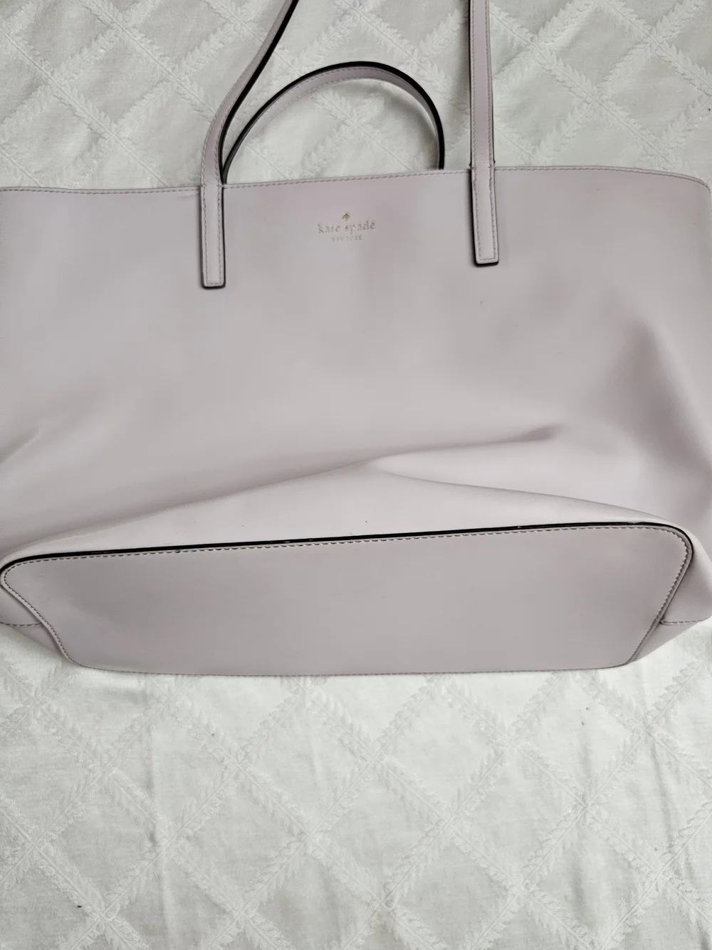 Kate Spade Pale Lilac Leather Tote Bag